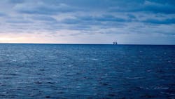 View from Åsgard A in the Norwegian Sea View from Åsgard A in the Norwegian Sea