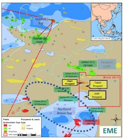 Block 29/11 in the Pearl River Basin offshore China Block 29/11 in the Pearl River Basin offshore China