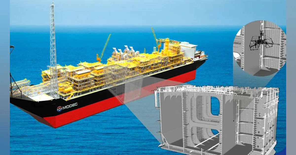 Drones provide safer approach to FPSO hull tank inspections | Offshore ...