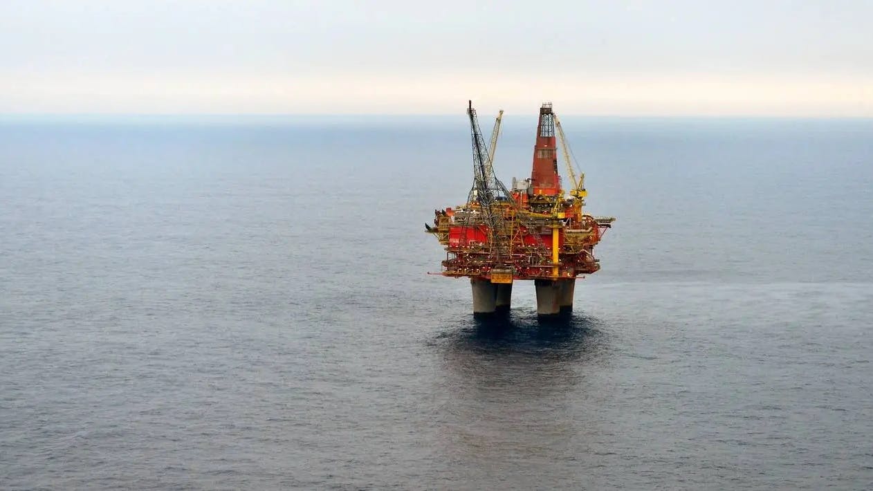 Statfjord B is pictured. Equinor says Statfjord is one of the oldest producing fields on the Norwegian Continental Shelf and the largest oil discovery in the North Sea.