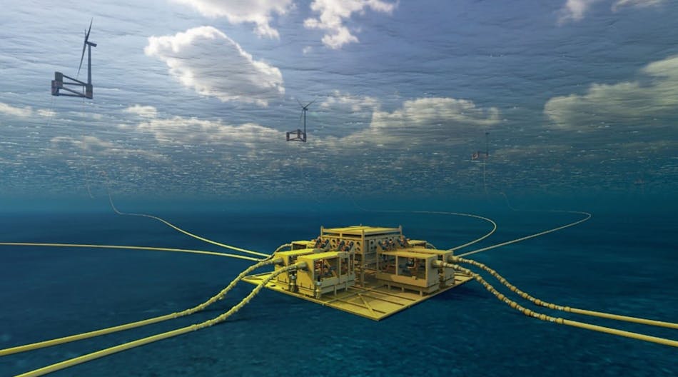 Aker Solutions plans to pilot what it says is the world&rsquo;s first subsea power distribution system for floating offshore wind at Norway&acute;s METCentre.