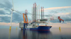 Van Oord will deploy its new offshore installation vessel Boreas (artist impression pictured) for the transport and installation of the foundations and turbines. The vessel is currently being built.