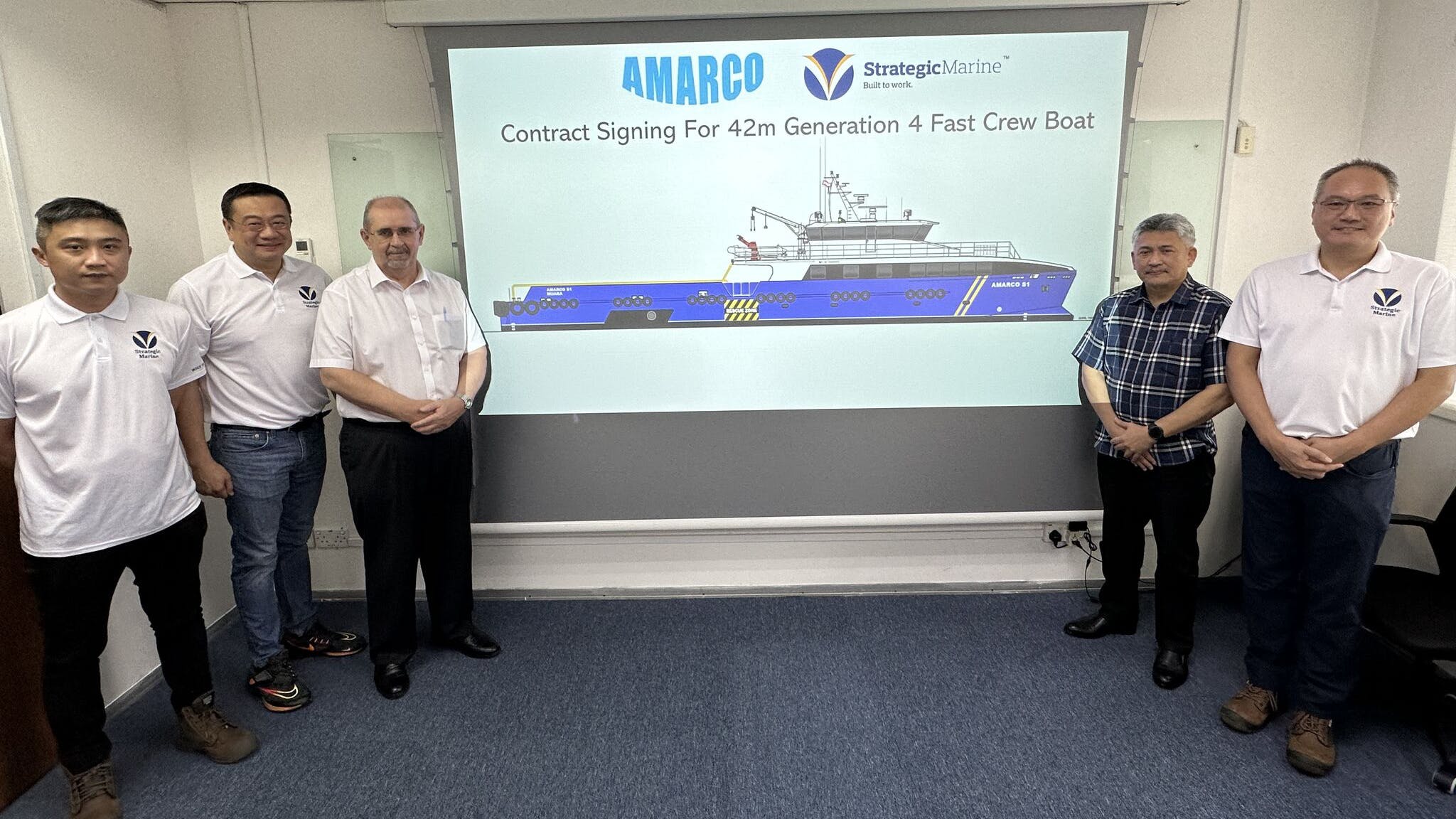 Strategic Marine Adapting Crew Boat For Offshore Brunei Requirements ...