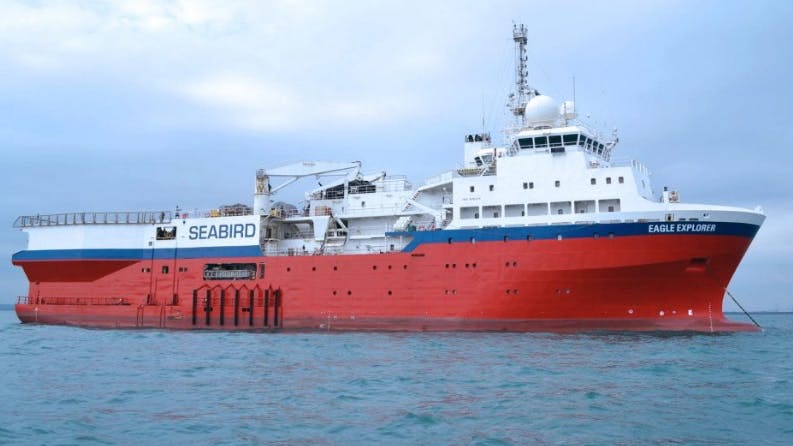 Eagle Explorer is a 3D/2D source vessel.