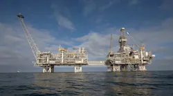 The Deepwater Gunashli platform is located in the Caspian Sea.