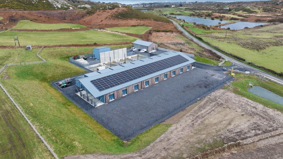 The landfall substation at Morlais, Anglesey