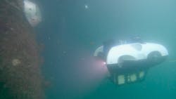 The original Hovering AUV will be joined by a larger model later in the year. The original Hovering AUV will be joined by a larger model later in the year.