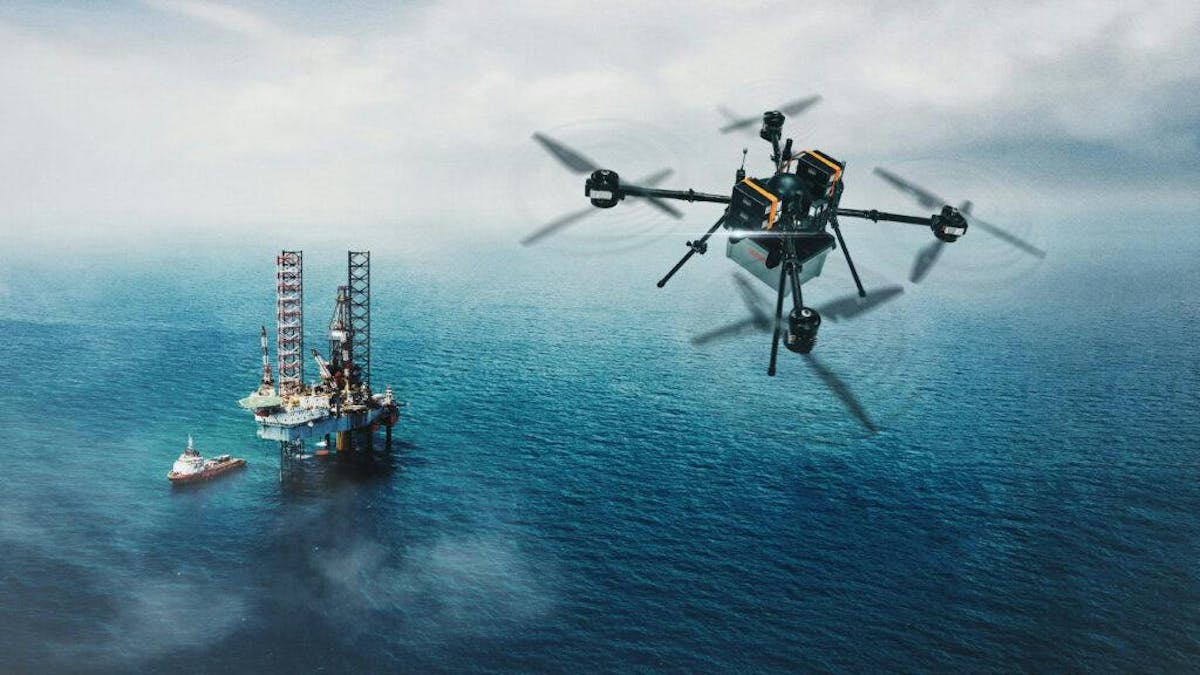 Offshore drone inspection 2025