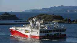 The data transfer was achieved using Marlink’s network of high throughput GEO satellites, with the focus on delivering data at the required speed specifically to shore. The data transfer was achieved using Marlink’s network of high throughput GEO satellites, with the focus on delivering data at the required speed specifically to shore.