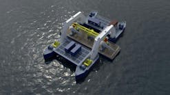 HydroWing barge