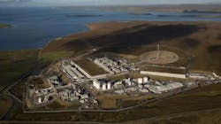Victory’s gas will head to the Shetland Gas Plant (pictured) for processing before continuing through offshore pipelines in the North Sea to the National Grid entry point at St Fergus, close to Aberdeen. Victory’s gas will head to the Shetland Gas Plant (pictured) for processing before continuing through offshore pipelines in the North Sea to the National Grid entry point at St Fergus, close to Aberdeen.