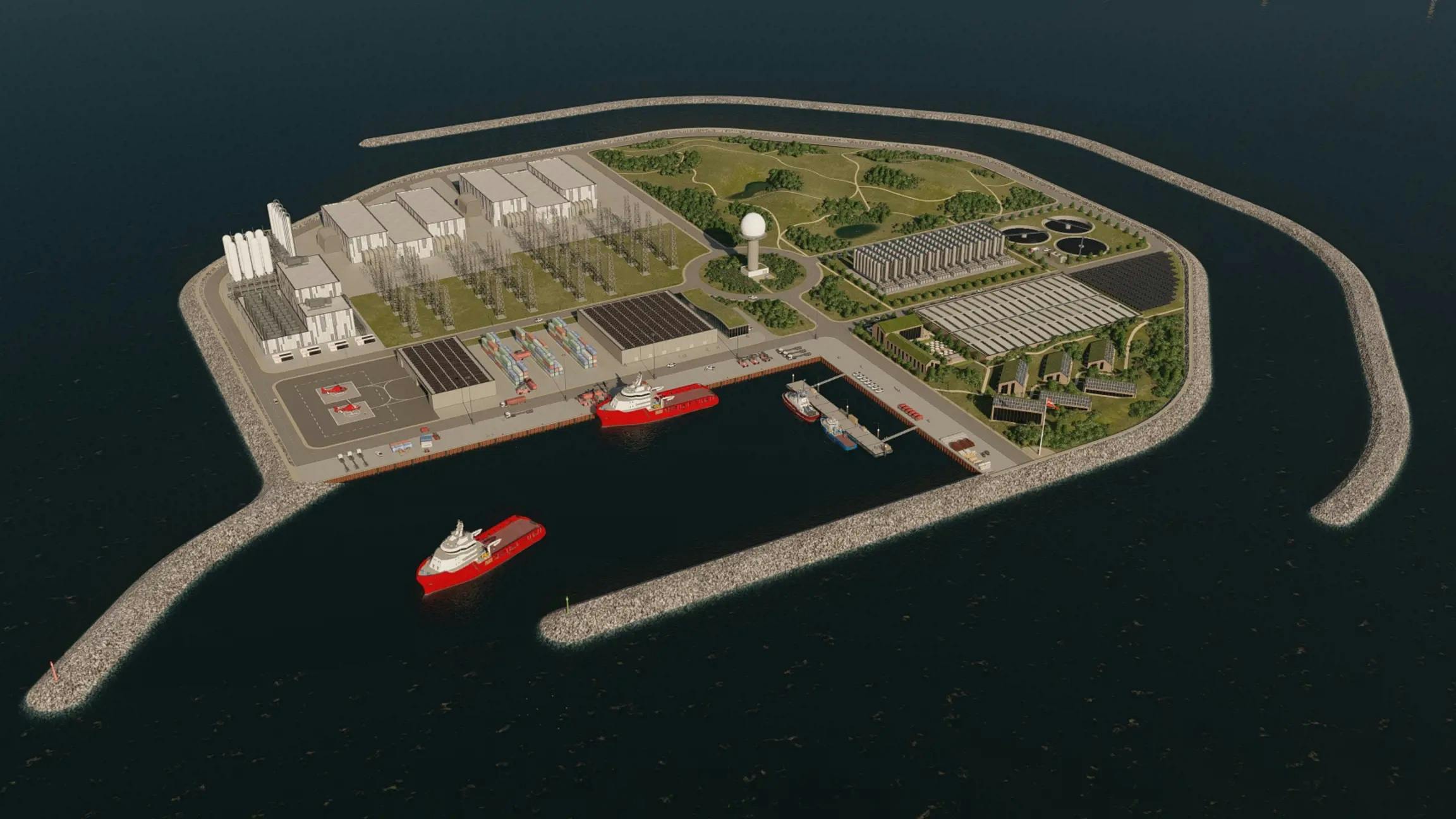 CIP is part of the Vind&Oslash; consortium, which the partners said in 2020 would be the world&rsquo;s first energy island. The artificial island is to be built in the Danish part of the North Sea, about 100 km from land.