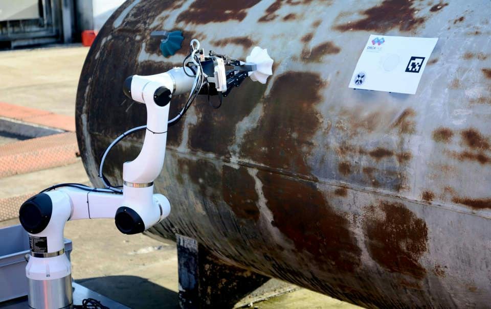 ORCA Hub says advanced robot arm manipulation can provide a safe infrastructure interaction in hazardous areas. ORCA Hub says advanced robot arm manipulation can provide a safe infrastructure interaction in hazardous areas.