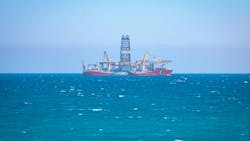 The Yavuz drillship operates in the Mediterranean Sea. The Yavuz drillship operates in the Mediterranean Sea.