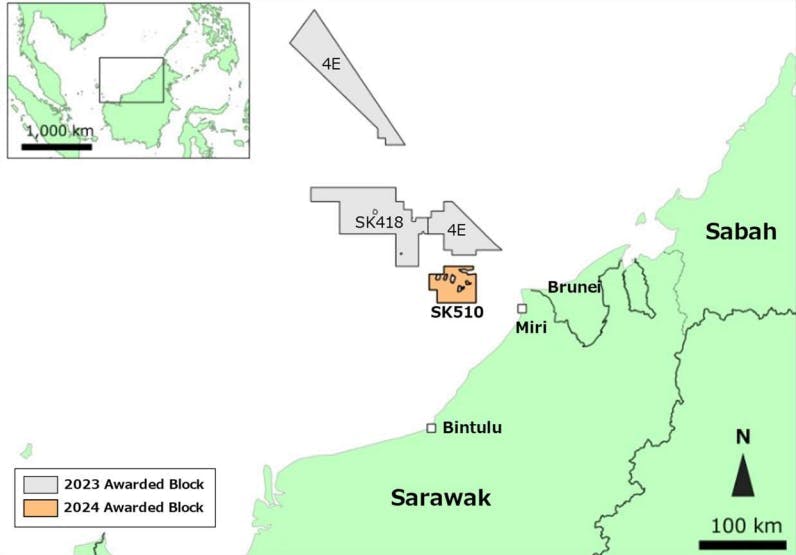 Location of blocks SK510, 4E and SK418 Location of blocks SK510, 4E and SK418
