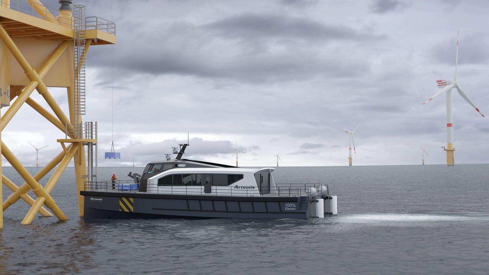 Real-world demonstrations aim to prove the Artemis EF-24 CTV&rsquo;s capability to operate safely under extreme wind and tide conditions.