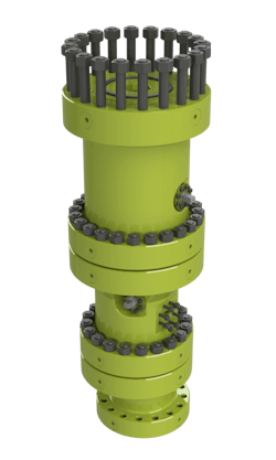 A 3D image render of Interventek&rsquo;s Bore Selector, which will be deployed from the Well-Safe Guardian