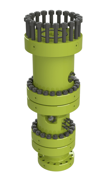 A 3D image render of Interventek&rsquo;s Bore Selector, which will be deployed from the Well-Safe Guardian
