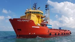 PDE Offshore Corp.’s MV Geo Energy vessel PDE Offshore Corp.’s MV Geo Energy vessel