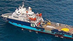 Wintermar's FOS Virgo multipurpose supply vessel features 10,300 BHP power. Wintermar's FOS Virgo multipurpose supply vessel features 10,300 BHP power.