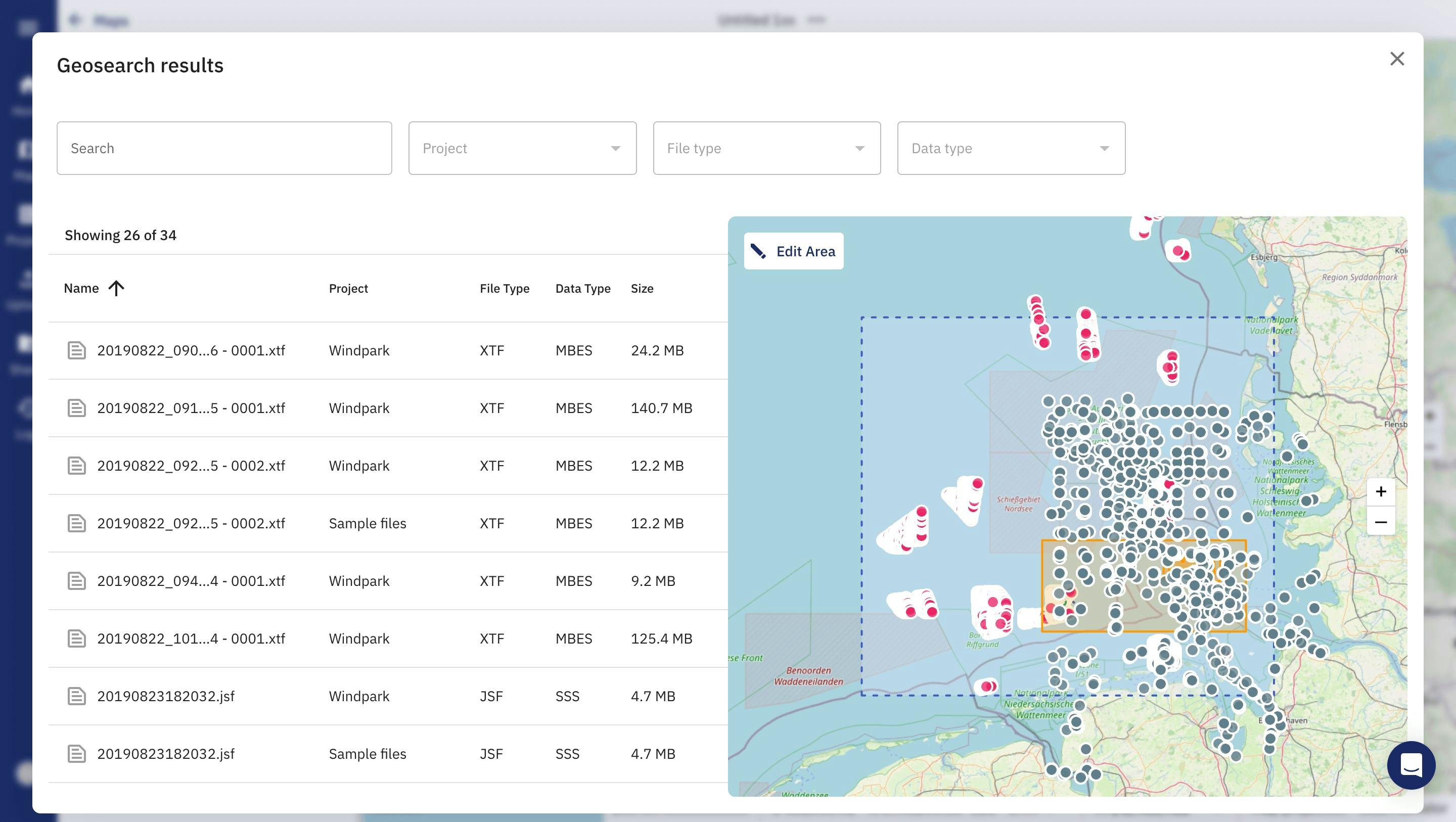 A geospatial search feature is live on the TrueOcean marine data platform. A geospatial search feature is live on the TrueOcean marine data platform.