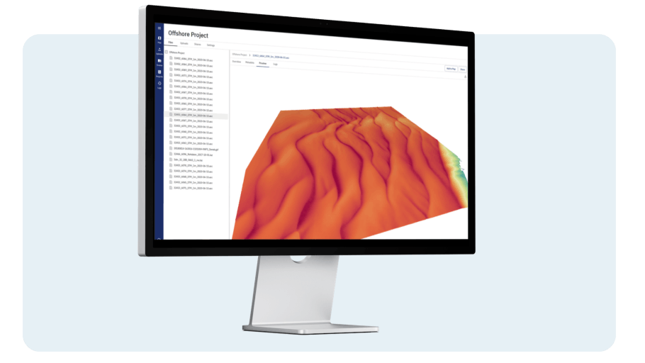 north.io's TrueOcean cloud digital platform focuses on underwater geodata management.