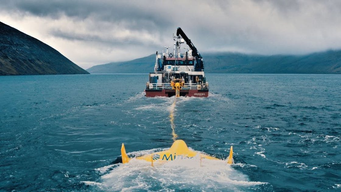 Minesto tidal energy kite delivers first electricity to Faroe