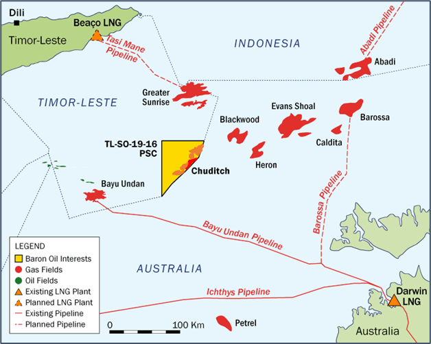 timor leste regional map