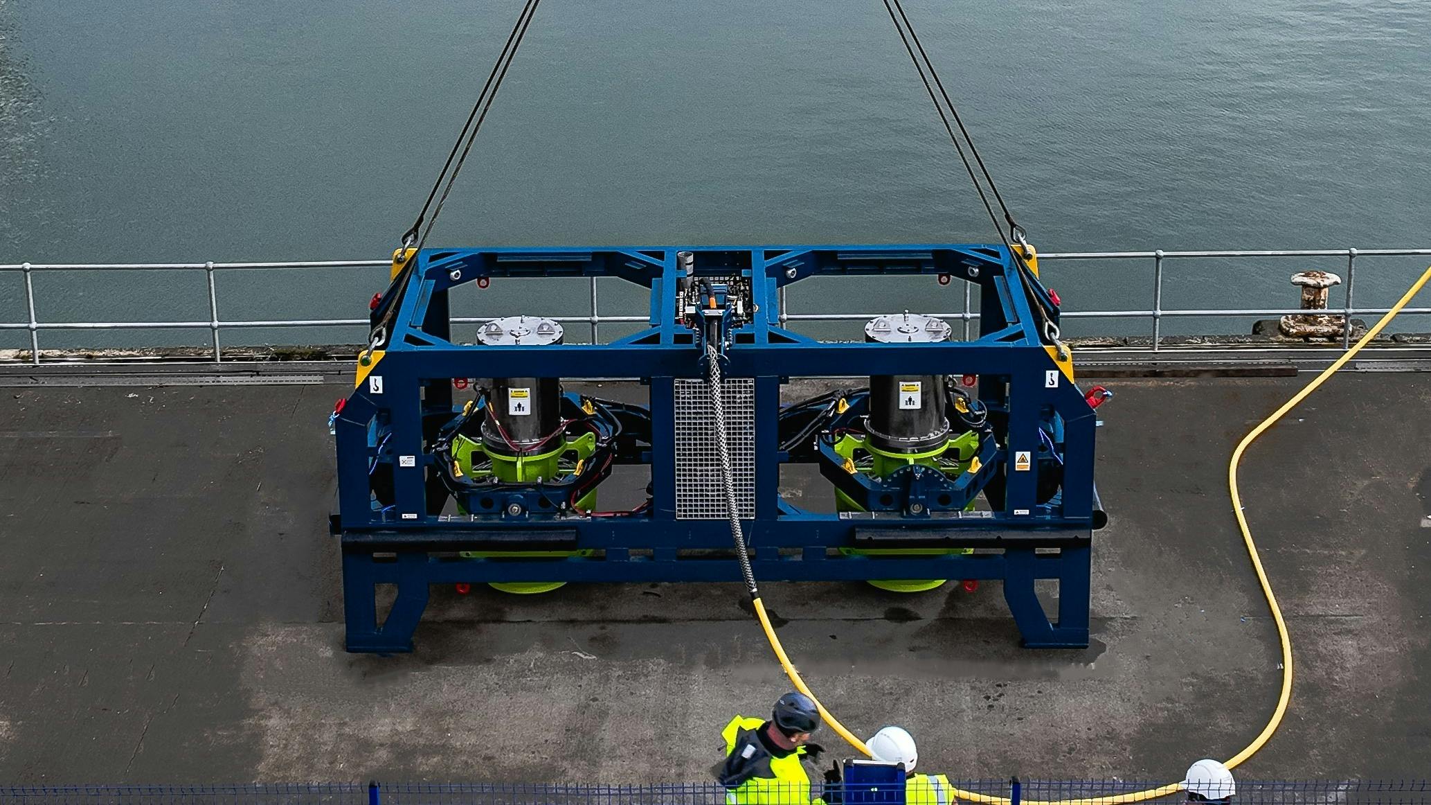Sea trials took place at ORE Catapult research center in Blyth, Newcastle in the northeast of England.