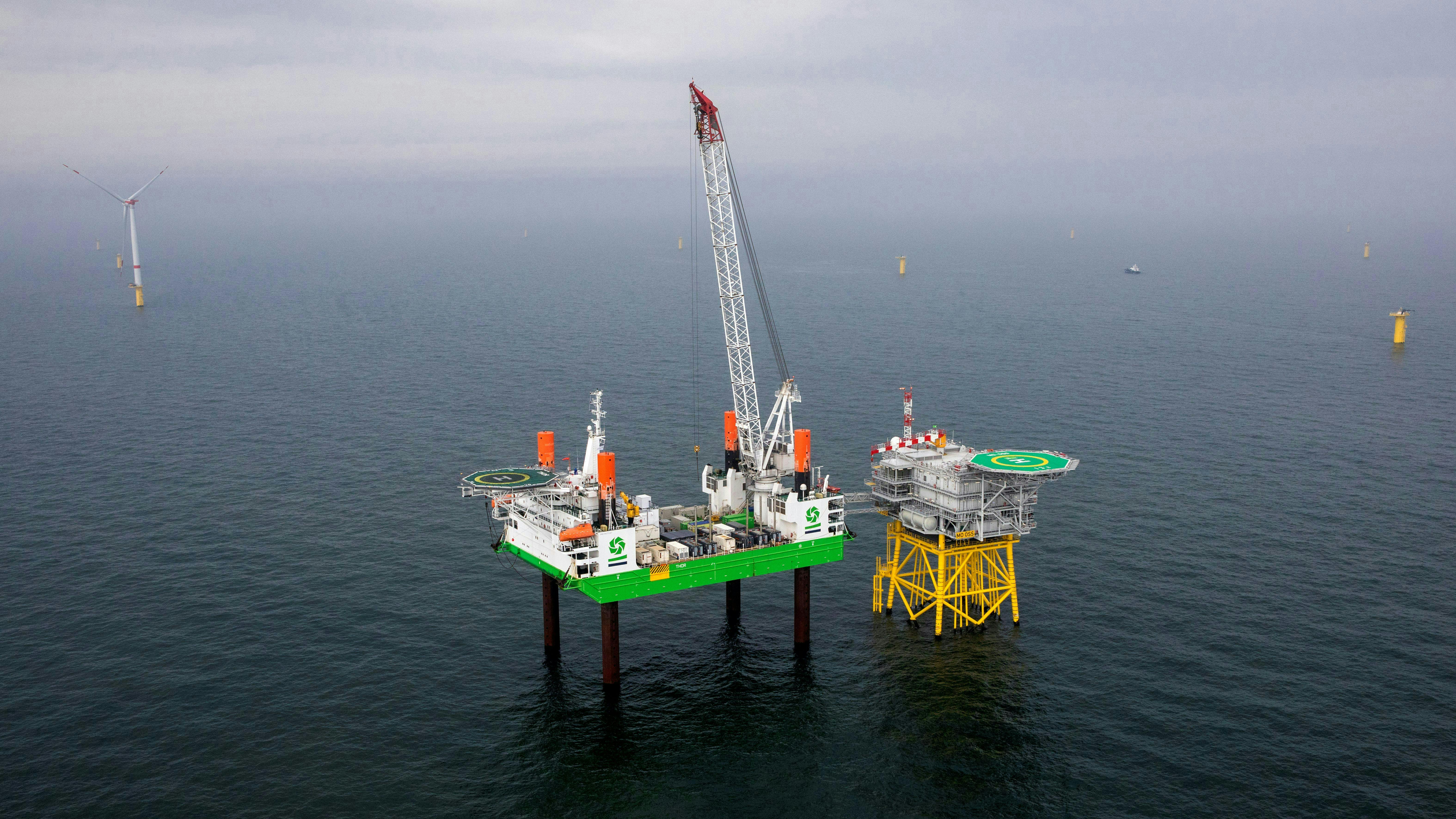 Merkur offshore wind project near Germany
