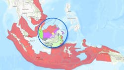Overview of basins covered by the Southeast Asia Carbon Storage Study and snapshot of storage play segmentation Overview of basins covered by the Southeast Asia Carbon Storage Study and snapshot of storage play segmentation