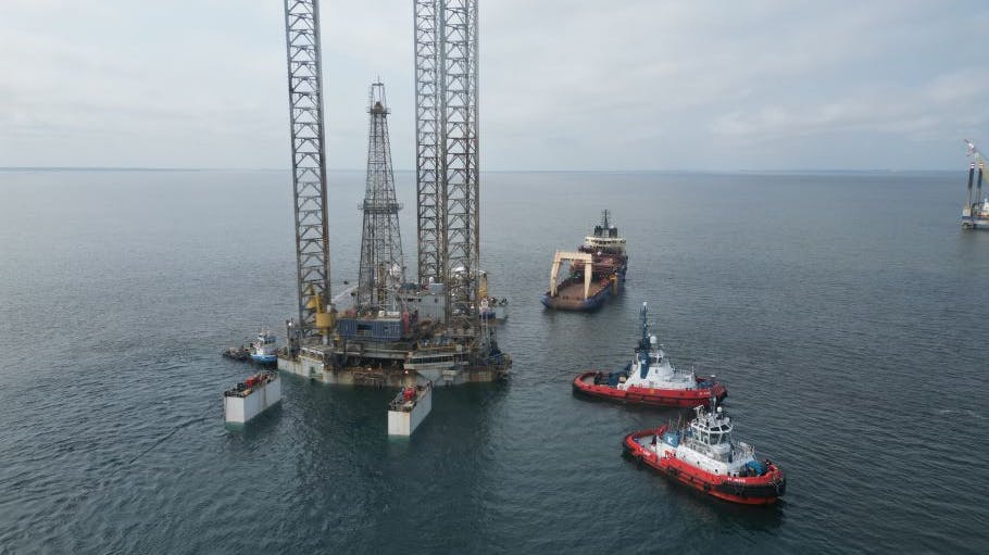 Banba rig offshore Gabon