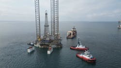 Banba rig offshore Gabon Banba rig offshore Gabon