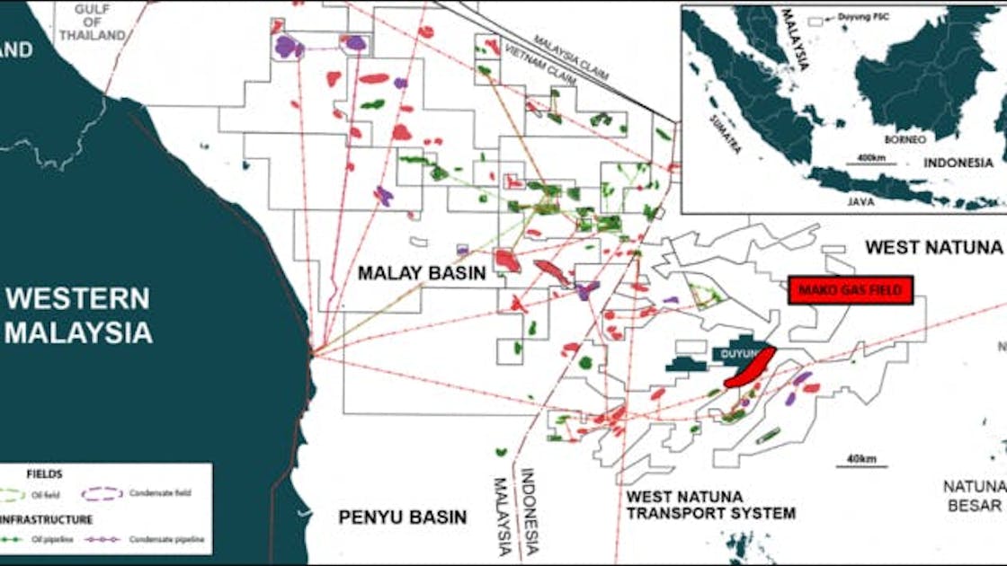 Indonesia menandatangani harga gas untuk pengembangan lapangan Mako lepas pantai