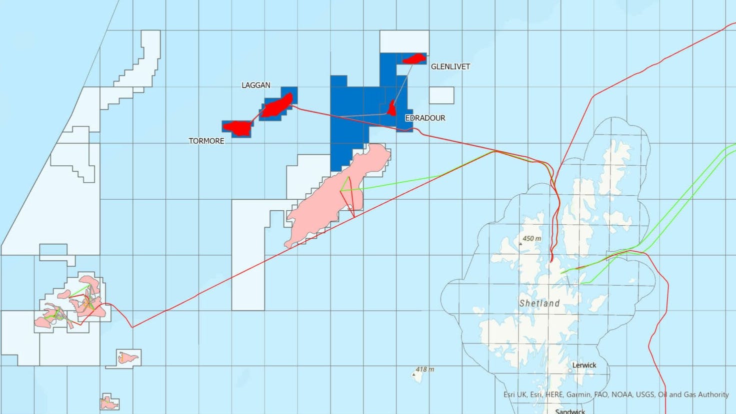 RockRose Energy&rsquo;s operations in the West of Shetland consist of non-operated interests in the Greater Laggan Area.