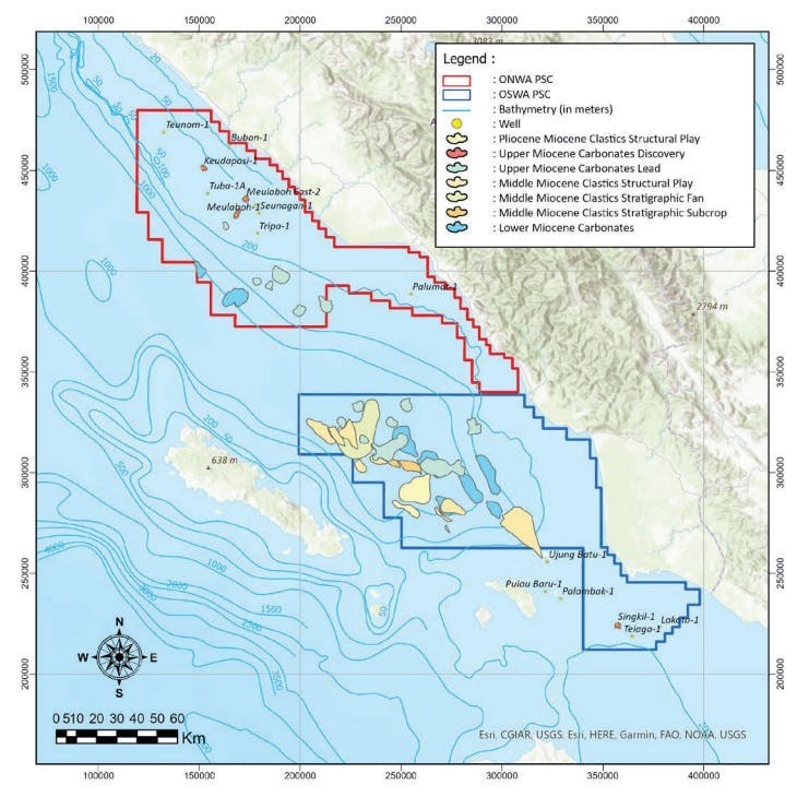 Location map of ONWA and OSWA PSCs Location map of ONWA and OSWA PSCs