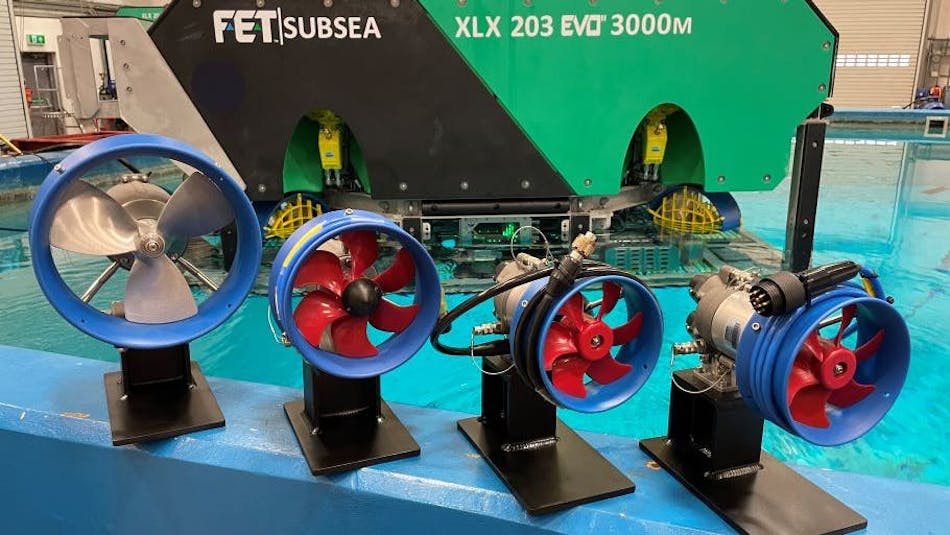 The MoU, signed at this year&rsquo;s Oceanology International, coincides with the launch of FET&rsquo;s updated 300Vdc and 600Vdc range of direct current thrusters.