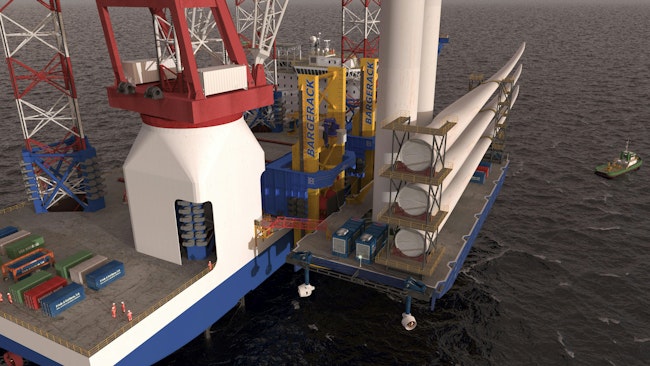 Friede & Goldman says that its BargeRack Solution is designed to accommodate most existing barges without major modifications.