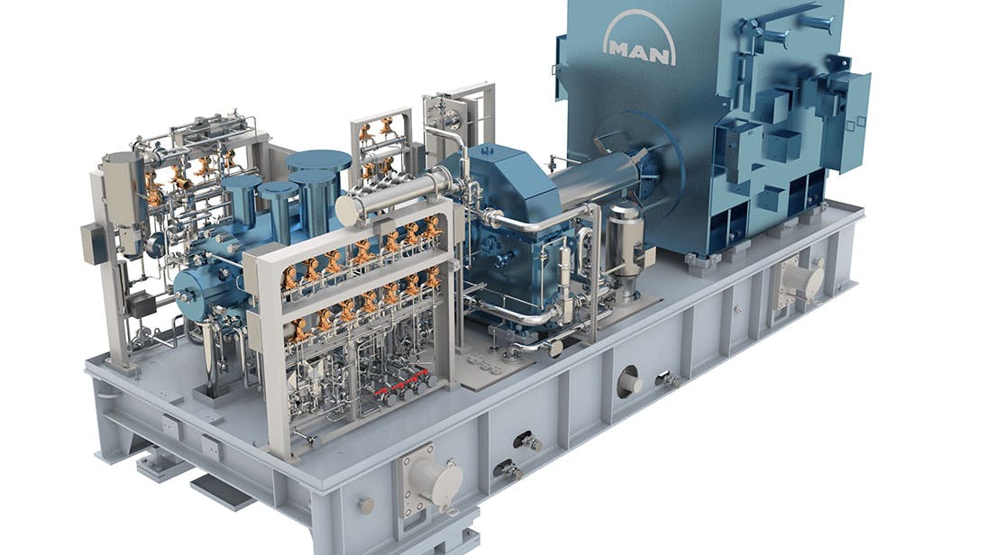 Radial compressor train for offshore gas production by MAN Energy Solutions