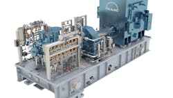 Radial compressor train for offshore gas production by MAN Energy Solutions Radial compressor train for offshore gas production by MAN Energy Solutions