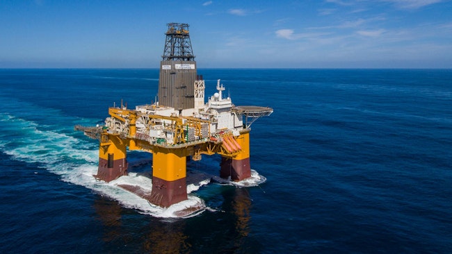 The drilling was carried out using the Deepsea Stavanger rig.