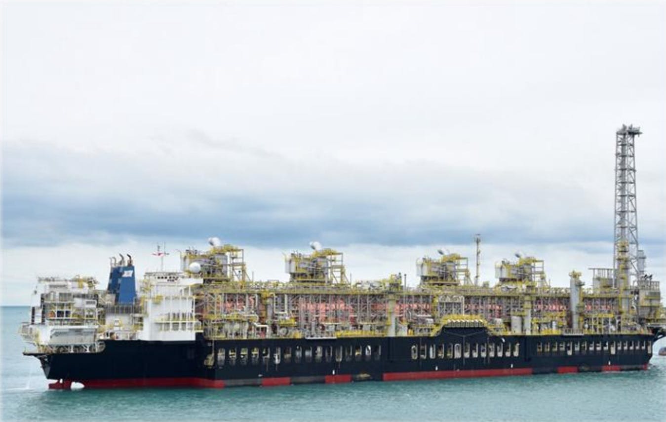 The Gimi FLNG unit experienced minimal delays during its construction and arrived at site in offshore Mauritania/Senegal in February this year. The Gimi FLNG unit experienced minimal delays during its construction and arrived at site in offshore Mauritania/Senegal in February this year.