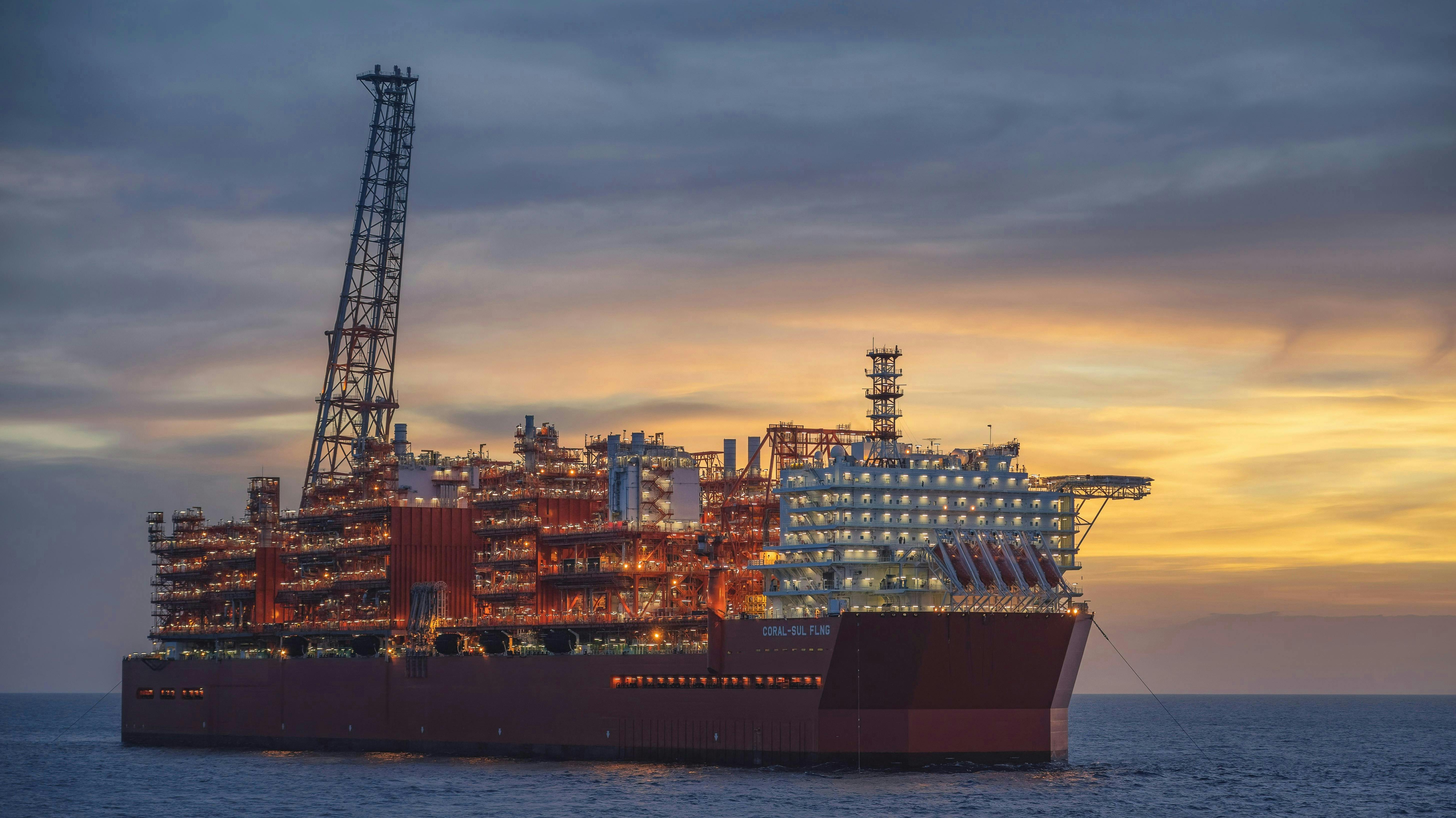 The Coral Norte FLNG unit is expected to be a replica of the Coral South FLNG facility offshore Mozambique.