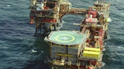 The Leman Alpha normally attended installation is in the southern part of the UK North Sea, 69 km (43 miles) northeast of Lowestoft and 50 km (31 miles) from Bacton. The Leman Alpha normally attended installation is in the southern part of the UK North Sea, 69 km (43 miles) northeast of Lowestoft and 50 km (31 miles) from Bacton.