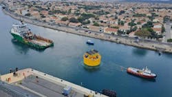 Bourbon Subsea Services recently installed the floating electrical hub which will be connected to the Eolmed pilot floating wind farm in the Mediterranean Sea.