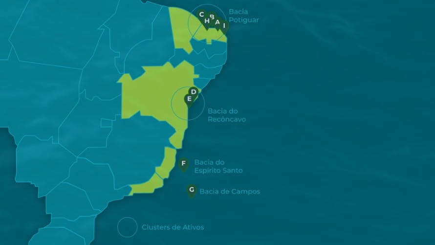 3R Petroleum's onshore, nearshore and offshore assets