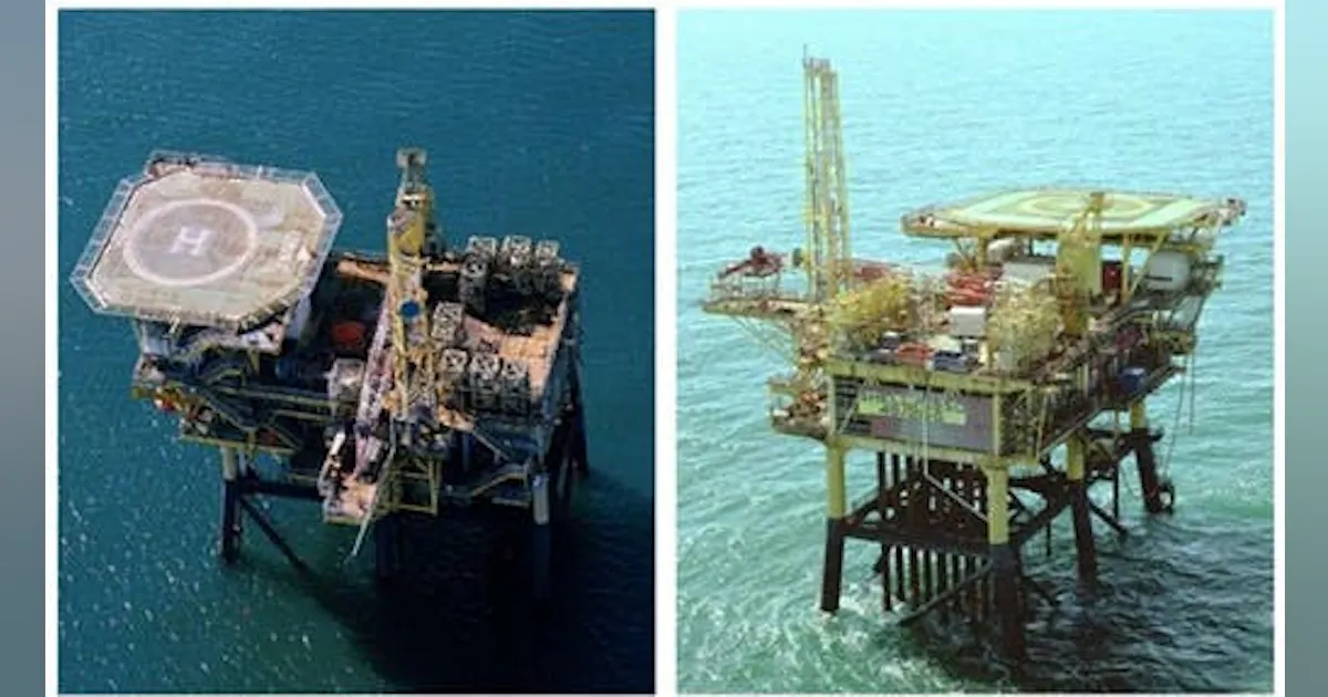 Shell Leman Compression Platform Shell gets go-ahead to remove two North Sea Leman gas platforms ...