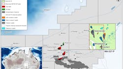 WA-527-P exploration permit and approved Sauropod 3D EP area (red dotted outline) WA-527-P exploration permit and approved Sauropod 3D EP area (red dotted outline)