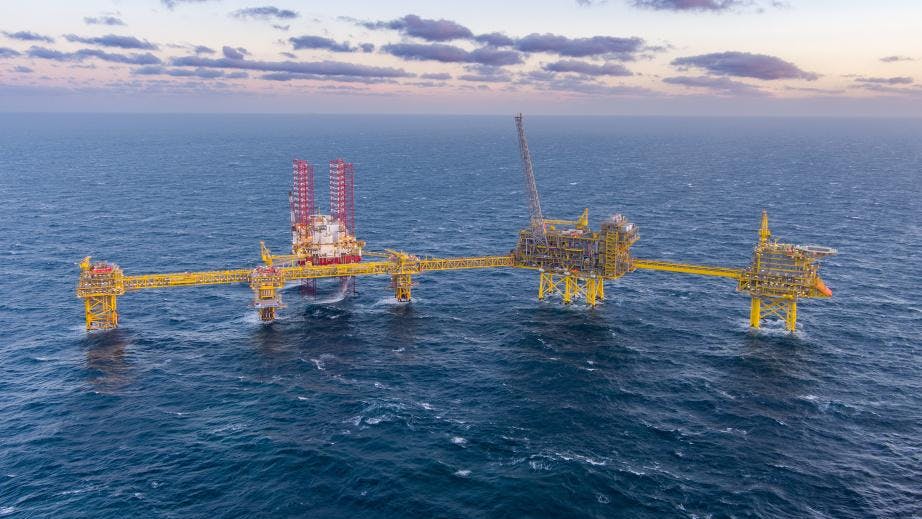 View of Tyra II completed