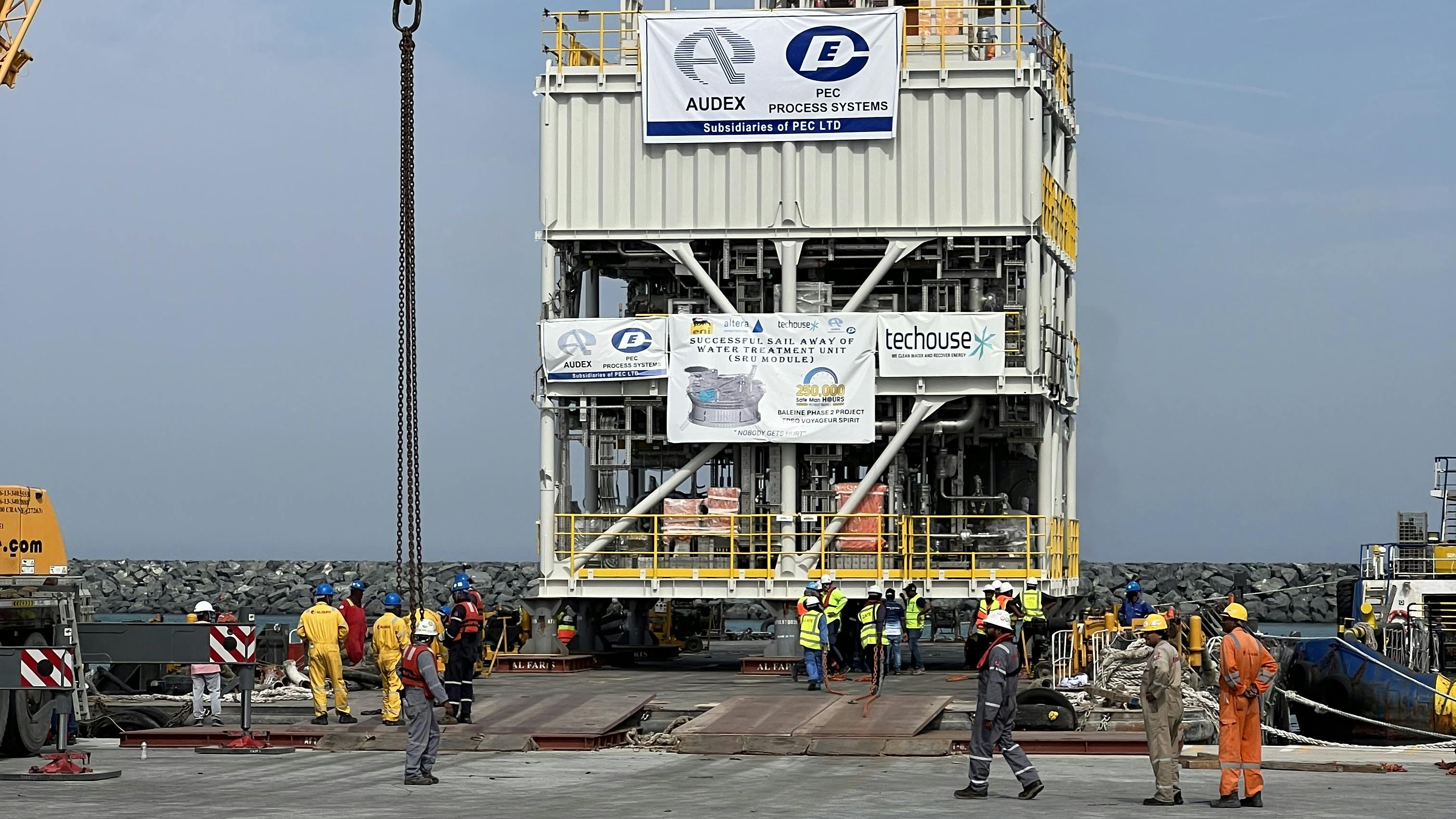 Transportation of the SRU module